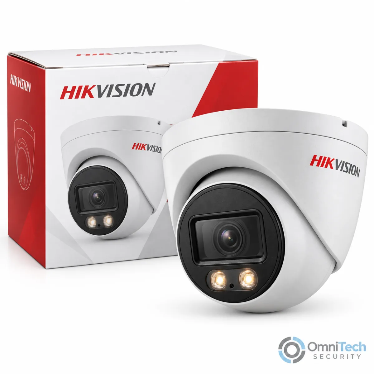 Caméra Dôme Hikvision Analogique 2 MP Full Color avec Audio