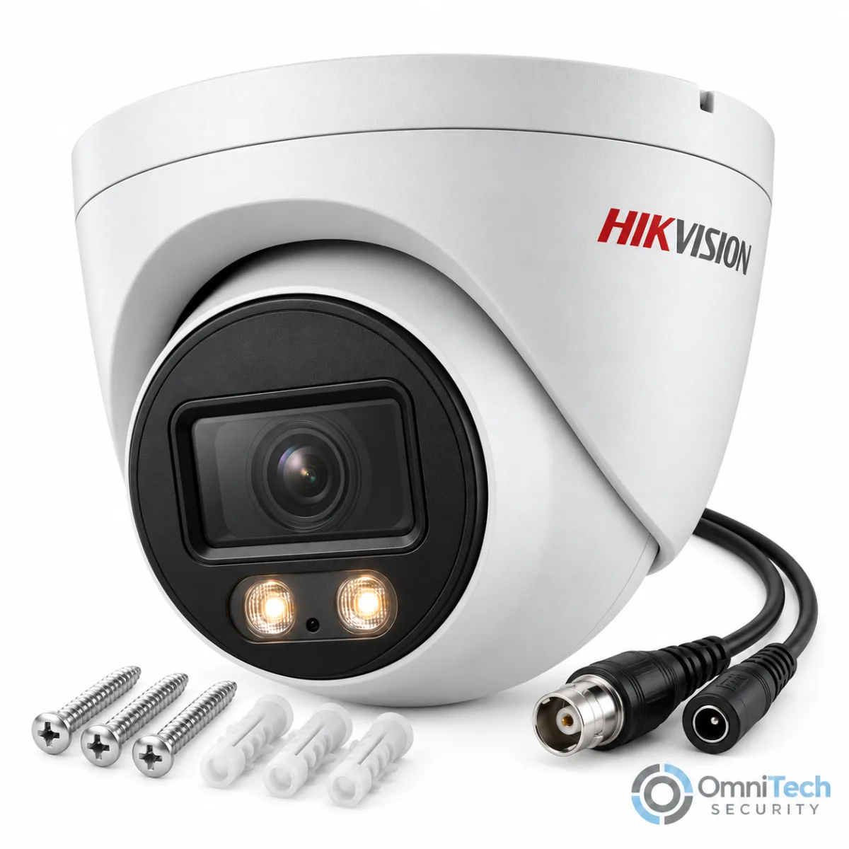 Caméra Dôme Hikvision Analogique 2 MP Full Color avec Audio