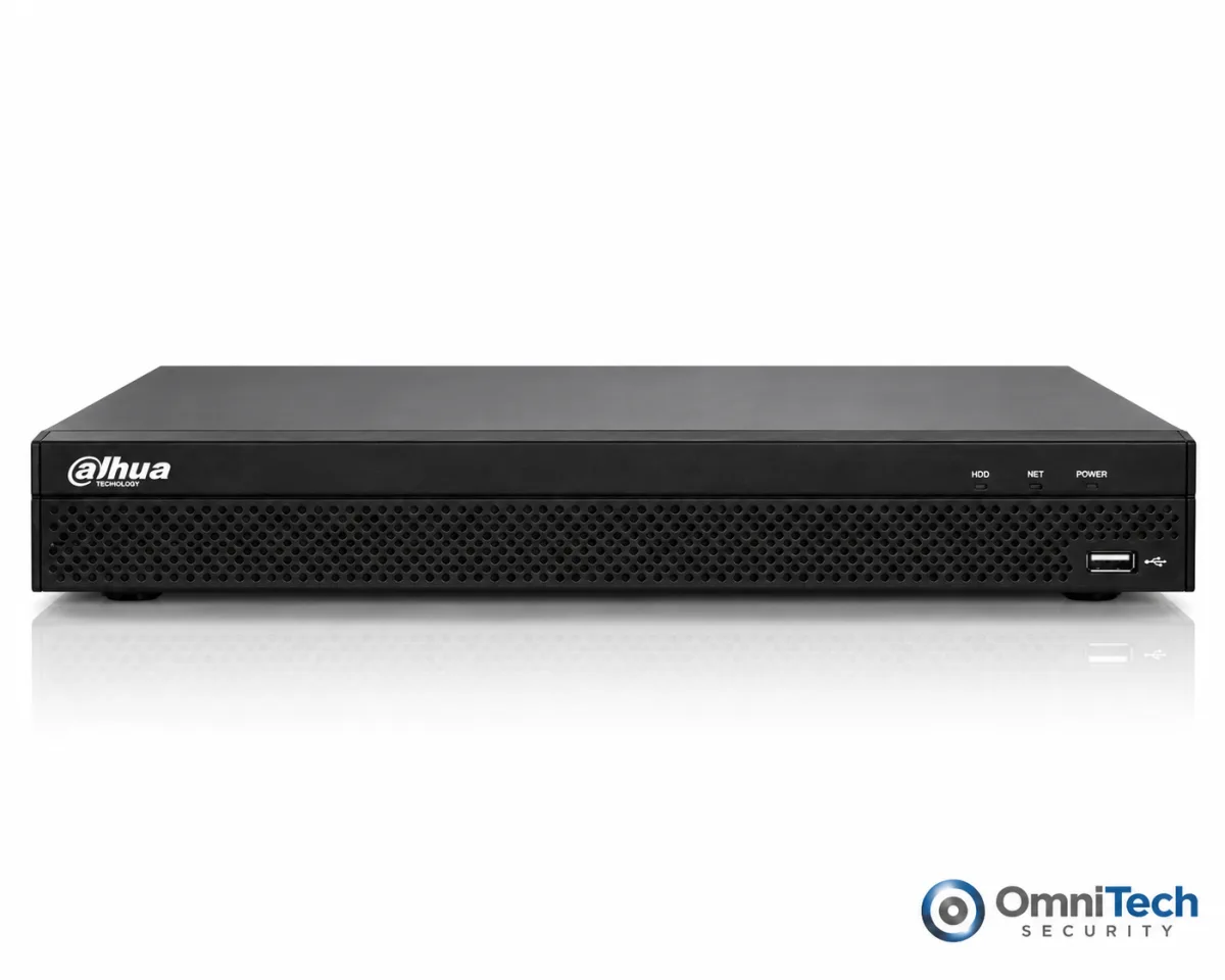 Enregistreur NVR Dahua 32 Canaux – 16 Ports PoE – Compatible Caméras 4 MP – 2 HDD