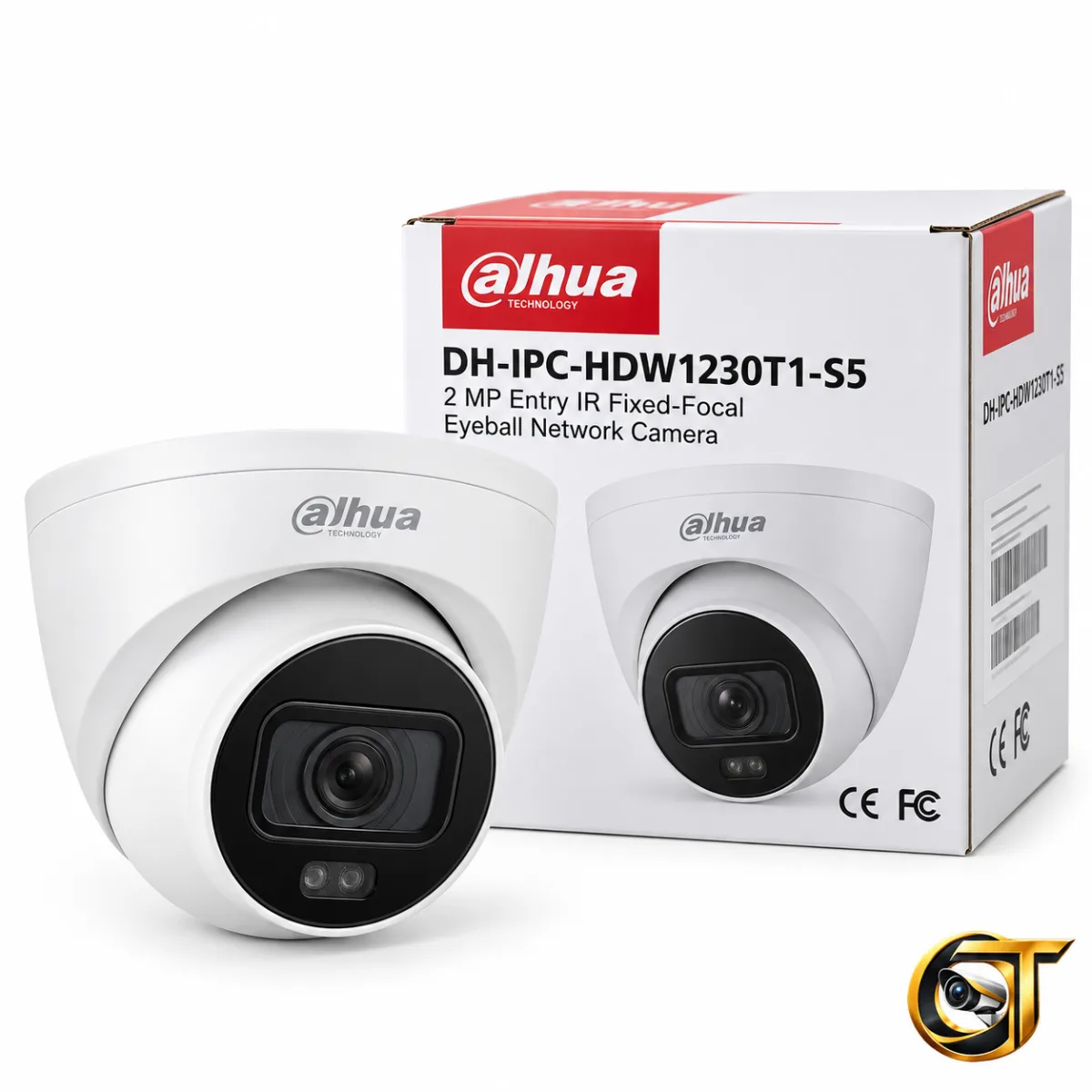 Caméra Dôme Dahua IP 2 MP PoE IR sans Audio