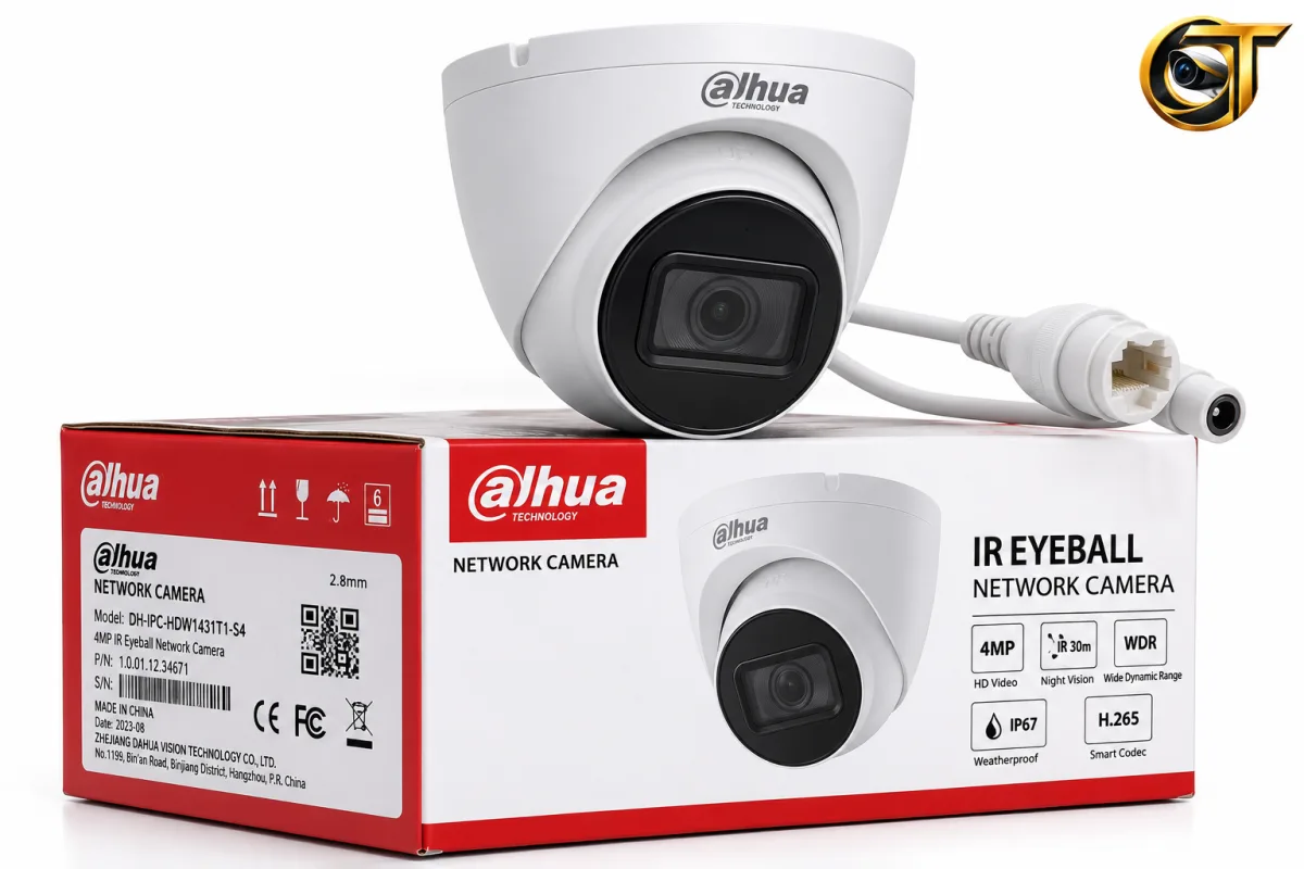Caméra Dôme Dahua IP 4 MP PoE IR sans Audio