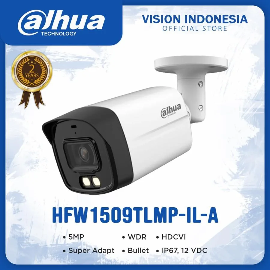 Caméra Bullet Dahua 5 MP Smart Dual Light avec Audio
