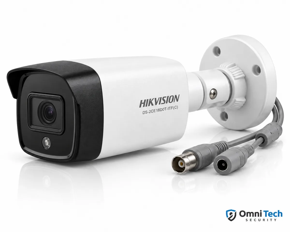 Caméra Bullet Hikvision Analogique 2 MP Infrarouge – Sans Audio