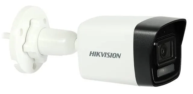 Caméra IP Bullet Hikvision 4 MP PoE Smart Hybrid Light avec Audio