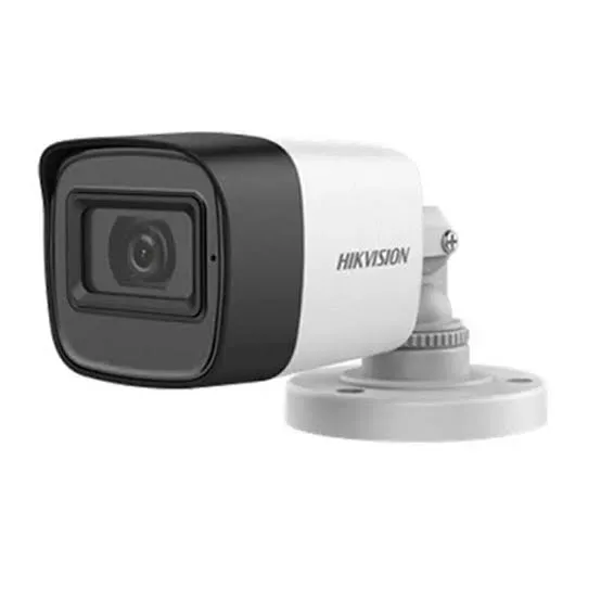 Caméra IP Bullet Hikvision 2 MP PoE Smart Hybrid Light avec Audio