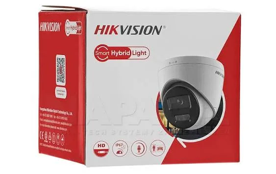 Caméra IP Dôme Hikvision 4 MP PoE Smart Hybrid Light avec Audio