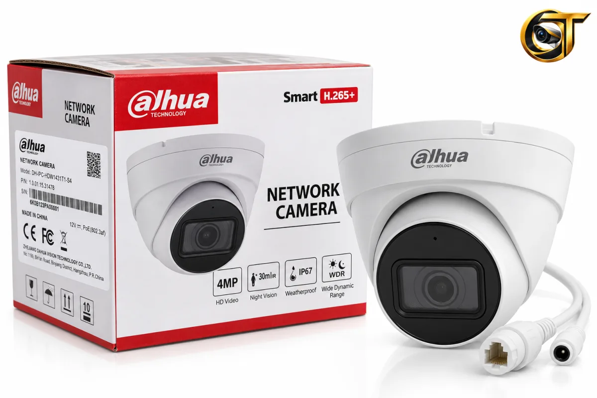 Caméra Dôme Dahua IP 4 MP PoE IR sans Audio