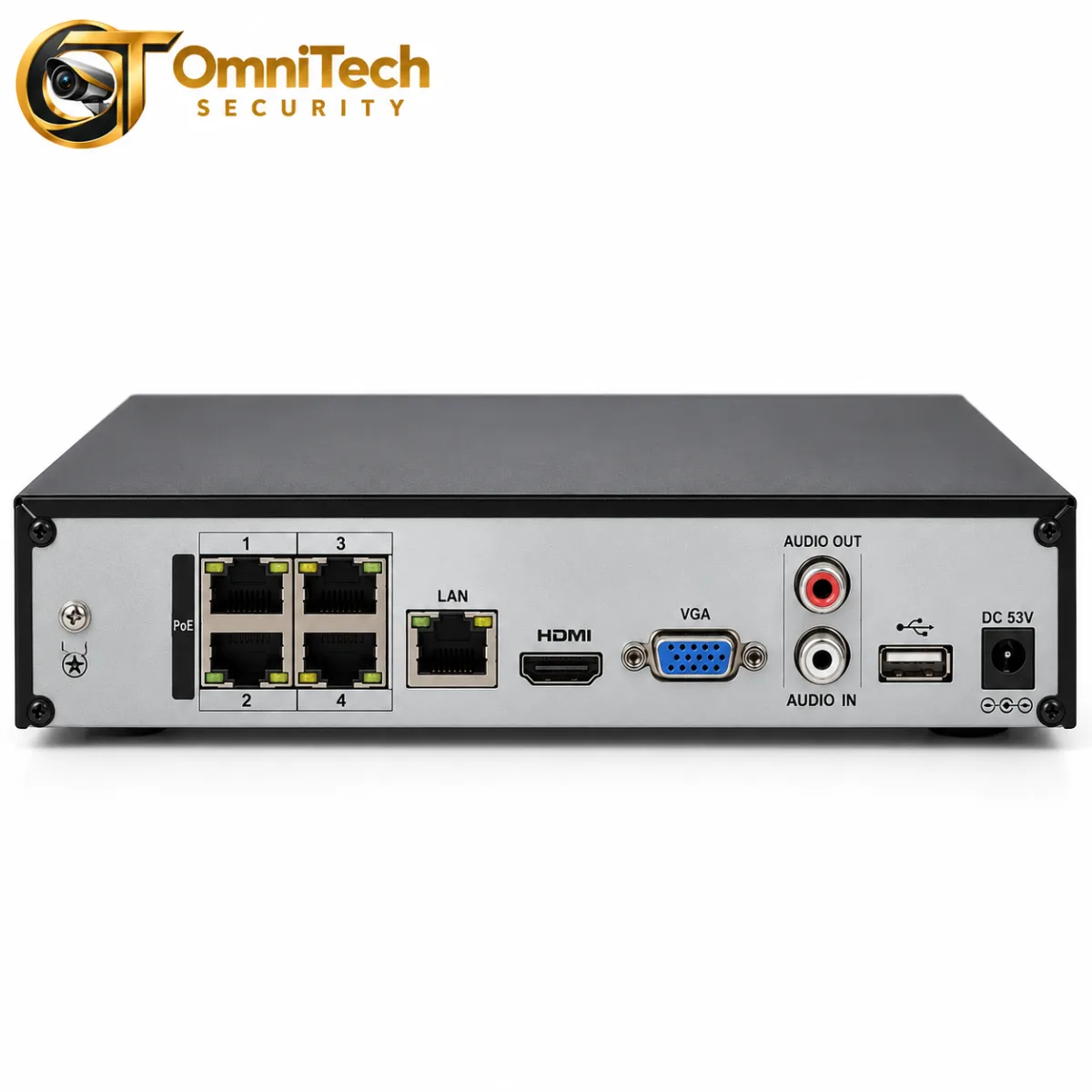 Enregistreur NVR Dahua 4 Canaux PoE – Compatible Caméras 4 MP – 1 HDD