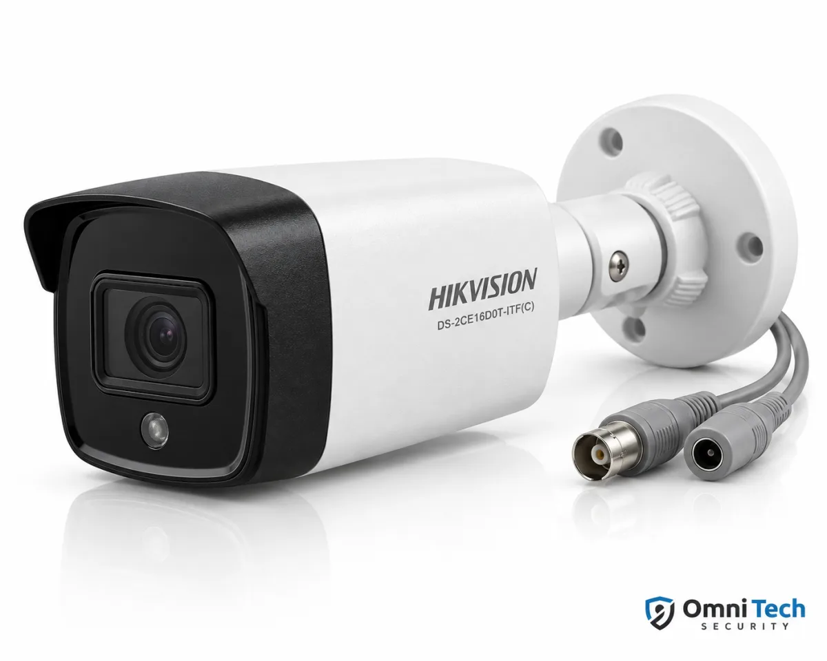 Caméra Bullet Hikvision Analogique 2 MP Infrarouge avec Audio