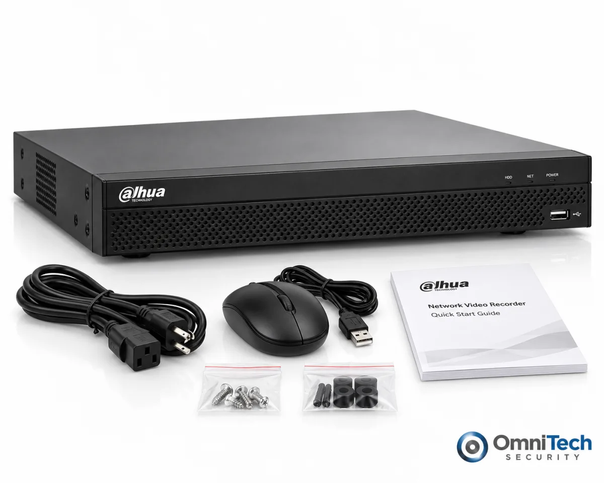 Enregistreur NVR Dahua 32 Canaux – 16 Ports PoE – Compatible Caméras 4 MP – 2 HDD