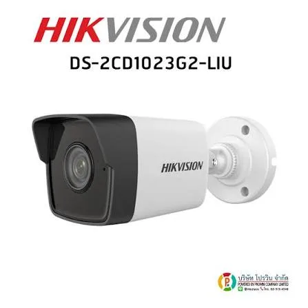 Caméra IP Bullet Hikvision 2 MP PoE Smart Hybrid Light avec Audio